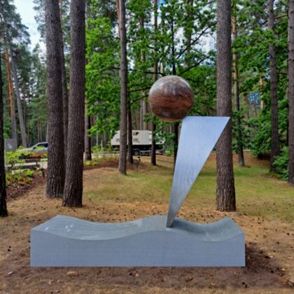 SAULE. PĒRKONS. DAUGAVA. 240/270/90cm (arh. Austris Mailītis, Juris Poga) 2023.