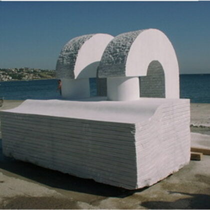 NOTEBOOK. 2005. Marble. 300/350/250cm. Istanbul, Turkey