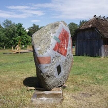 INTEGRATION. 2008. Granite, marble, diorite. 200/150/120cm. Ventspils
