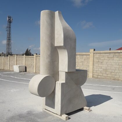 EIGHT `S - NOTE. 2019. Sandstone. 250/95/150cm. Baku, Azerbaijan
