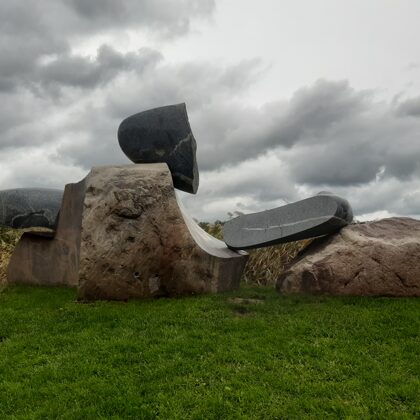 THE LEGEND OF KURZEME. 2013. Granite. 270/1200/250cm. Vakarbuļļi, Riga