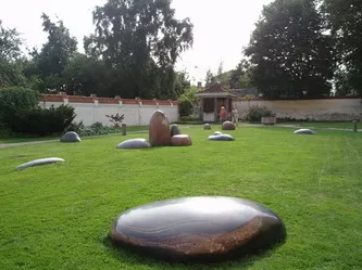 SEA STONES. 1999. Polished field stones. 130/2000/1000cm. Ventspils