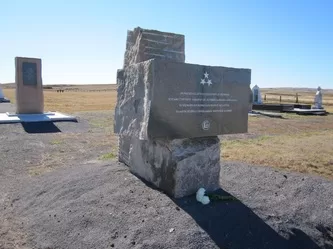 PIETTA. (in memory of repressed people of Latvia). 2012. Granite. 220/150/200cm. Karaganda