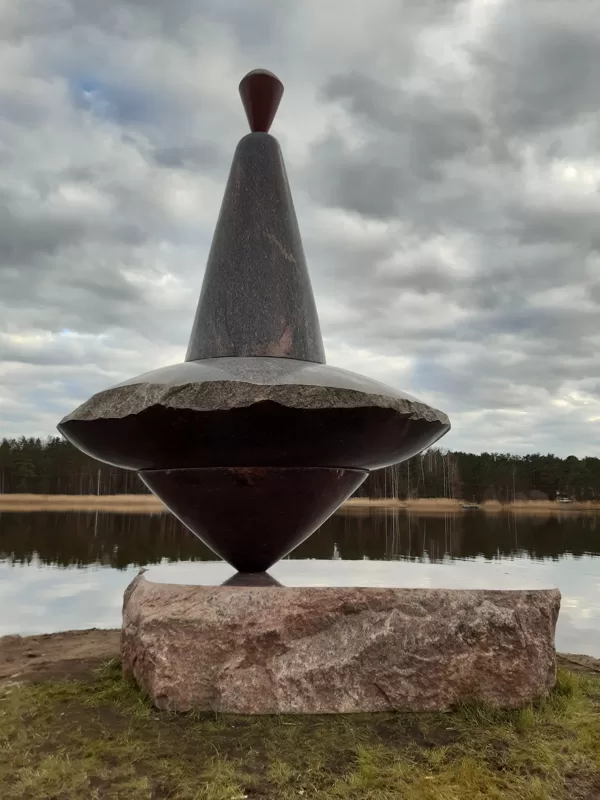 TIME GAME. 2020. Granite. 500/320/230cm Vakarbulli, Riga
