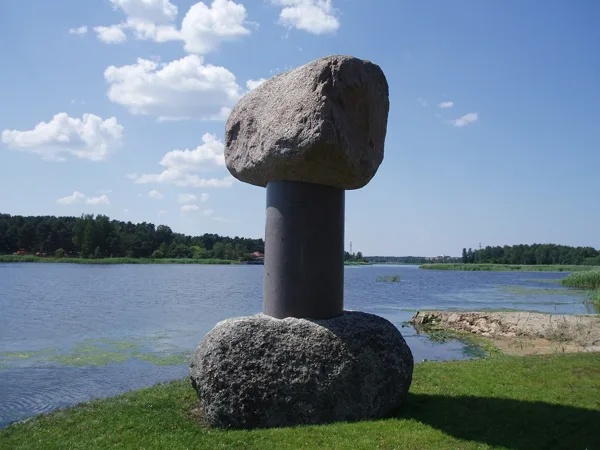 PILLAR II. 2013. Polished granite, boulders. 400/230/200cm. Vakarbulli, Riga
