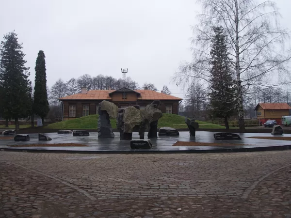 DEDICATED TO THE VICTIMS OF COMMUNIST TERROR. 2001. Riga (architect Juris Poga) 